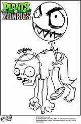 Plants Zombies Vs Coloring Pages Printable Zombie Color sketch template