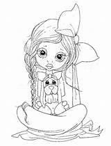 Coloring Pages Stamps Choose Board Digi Girls Colouring Anne sketch template