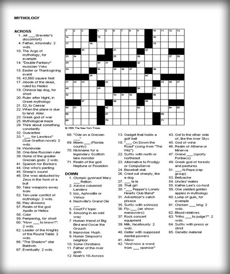 daily printable universal crossword printable crossword puzzles