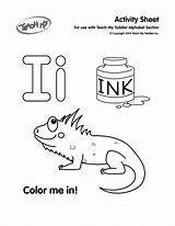 Coloring Worksheets Color Teachmy Letter Ii Alphabet Abcs Toddlers sketch template