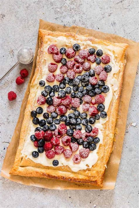 berries  cream cheese puff pastry breakfast tart recipes   pantry