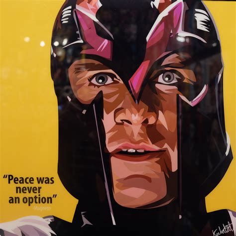magneto poster peace    option infamous inspiration