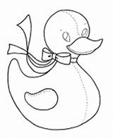 Coloring Duck Pages Toys Easter Baby Simple Ducks Stuffed Toy Shape Sheets Printable Outline Animal Drawing Kids Color Shapes Clipart sketch template