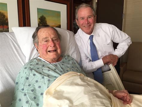 george hw bush released  latest hospital stay spokesman