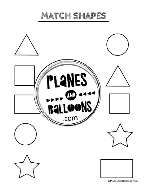 printable shapes worksheets  toddlers  preschoolers shape