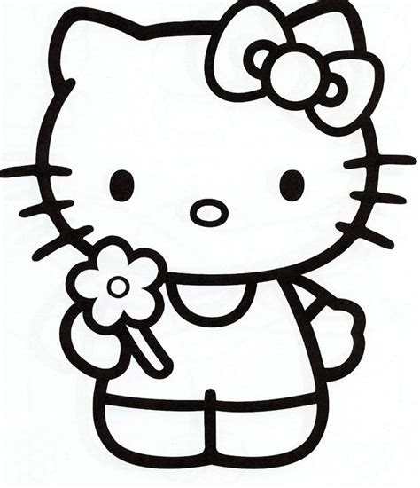 kitty coloring pages archives