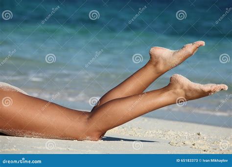 female legs  beach stock image image  female shore