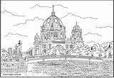 Malvorlage Berliner Tor Brandenburger Ausmalbilder Sehenswürdigkeiten sketch template