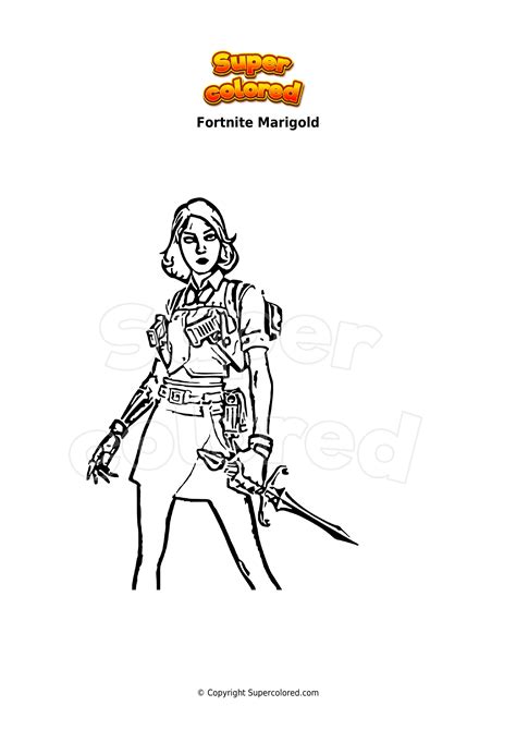 fortnite coloring page gold trooper