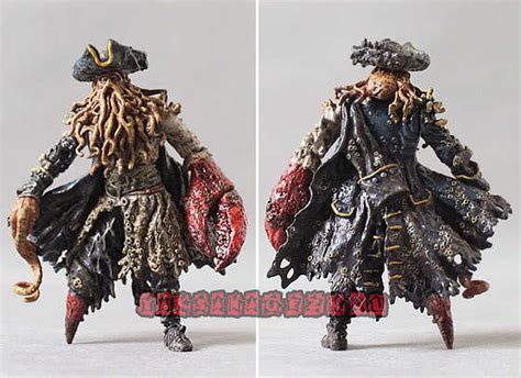 pirates of the caribbean captain davy jones 3 75 loose action figure figurine toy doll in