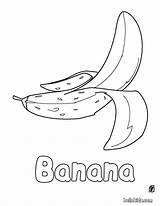 Bananas Platano Fruit Banane Apples Platanos Hellokids Uteer Coloringtop sketch template