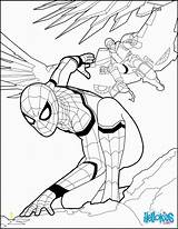 Spiderman Coloring Villains Pages Ing Movie Divyajanani sketch template