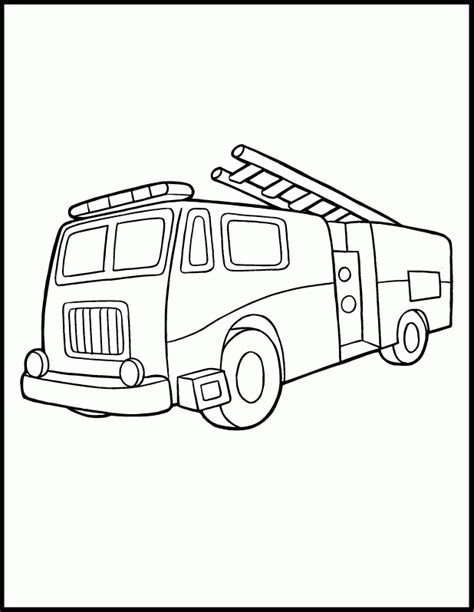 fire truck coloring pages coloring home