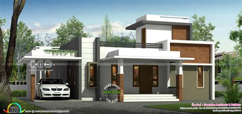 sq ft  bhk single floor modern home kerala home design  floor plans  dream houses