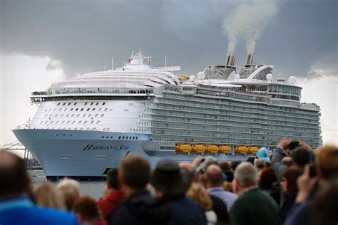 Largest Cruise Ship Ever Sets Sail For Maiden Voyage