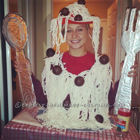 cool diy adult spaghetti costume mom halloween costumes