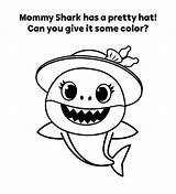 Shark Doo Pinkfong Doodling Littlebeebooks Sharks sketch template