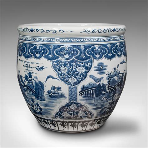 Antiques Atlas Huge Vintage Decorative Planter Chinese Ceramic
