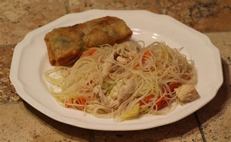 for the love of food pancit and lumpia pancit cooking