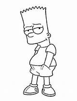 Simpson Bart Coloring Pages Simpsons Homer Printable Print Maggie Getcolorings Drawings Color Colouring Do Choose Board sketch template