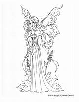Coloring Fairy Pages Fairies Realistic Flower Adult Printable Princess Dragon Woodland Drawing Adults Fantasy Advanced Amy Brown Colouring Sheets Baby sketch template