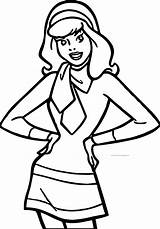 Scooby Doo Daphne Clipartmag Face sketch template