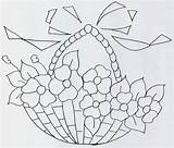 Flores Canasta Bordar Imagui Canastas Canastos Mexicano sketch template