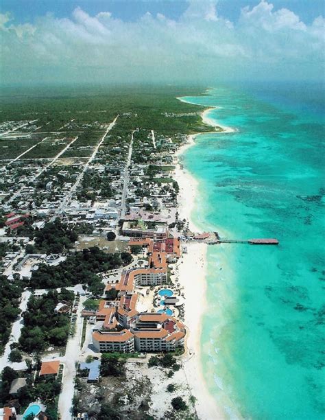 playa del carmen aerial photograph mexico travel cool places