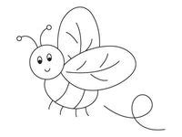 colorclip art beesbutterfliesetc ideas coloring pages clip