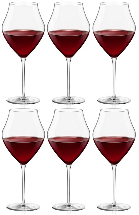 bormioli rocco arte extra large red wine glasses t box x6 glasses