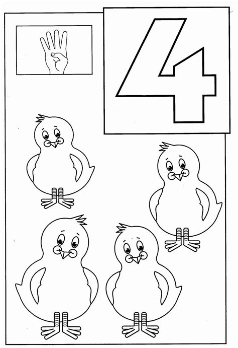 number coloring pages  toddlers