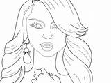 Coloring Minaj 95kb 768px 1024 sketch template