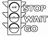 Stop Sign Coloring Printable Color Signs Getcolorings Light sketch template