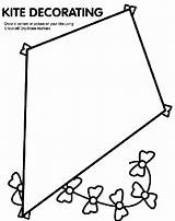 Kite Kites Aquilone Preschoolers Recortar Crayola Varios Montar Franklin Vlieger sketch template