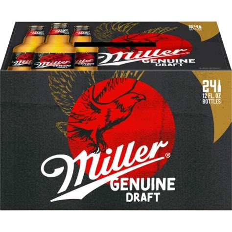 miller genuine draft american lager beer  bottles  fl oz frys food stores
