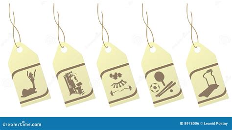 sport labels stock vector illustration  style trainer