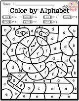 Color Worksheets School Alphabet Kindergarten Pages Back Code Coloring Preschool Number Letters Colouring Printables Grade Activities Kindergarden First Teacherspayteachers Learning sketch template