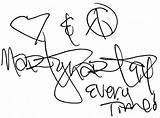 Wahlberg Facsimile Autograph sketch template