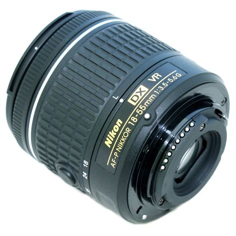 [used] Nikon 18 55mm F 3 5 5 6g Af P Dx Nikkor Vr Lens