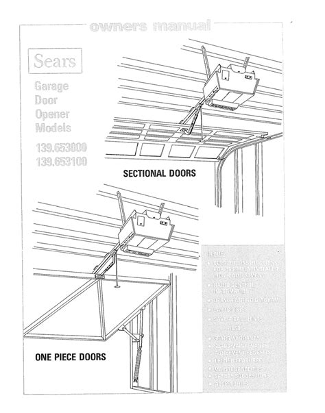 craftsman garage door opener wiring diagram