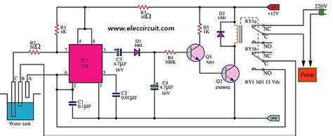 automatic pump controller circuit diagram