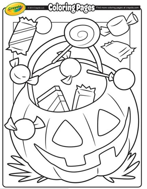 top crayola halloween coloring pages