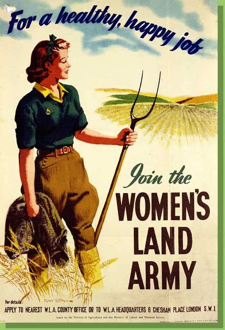 U S Gender Roles Women S Land Army Britain And America