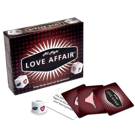 All Night Love Affair Adult Card Game Sexy Fun For Couples Sexyland