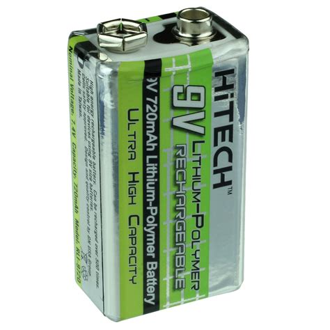 rechargeable 9 volt lithium polymer battery battery mart