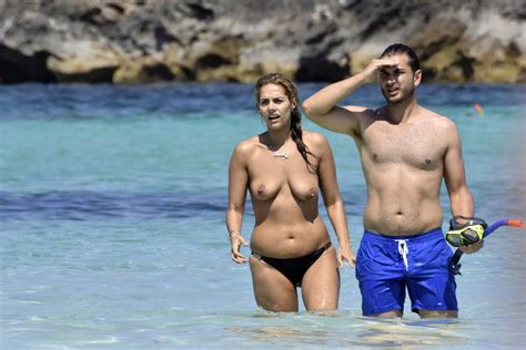 fiona falkiner nude tits are seen in ibiza scandal planet