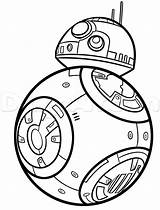 Coloring Bb8 Wars Star Pages Drawing Drawings Outline Line Characters Bb Draw Starwars Step Printable Clipart Falcon Millennium Grade Yoda sketch template