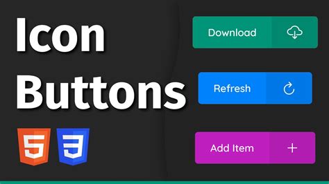 easily create buttons  icons  html css