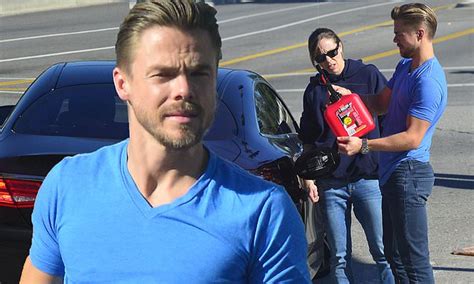 Derek Hough Gets Stranded As His Mercedes Runs Out Of Gas