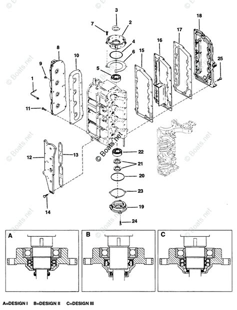 mariner outboard hp oem parts diagram   caps  exhaust cover boatsnet
